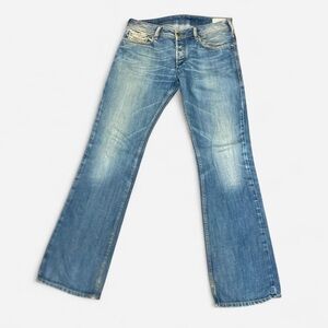 Diesel factory Deadstock archival ZATINY 32x34 light wash bootcut selvage denim